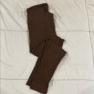 Lululemon Brown cropped Leggings